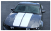 2010-12 Mustang Lemans Racing Stripes - Rounded Corners - Glass Roof - No Wing - No Scoop